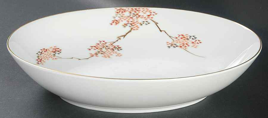 Maple (Coupe) 10" Oval Vegetable Bowl by Fukagawa-1