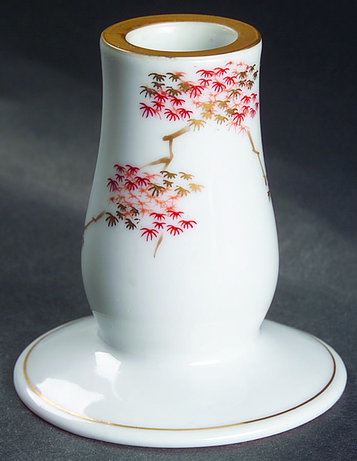 Maple (Coupe) 3" Candlestick by Fukagawa-1
