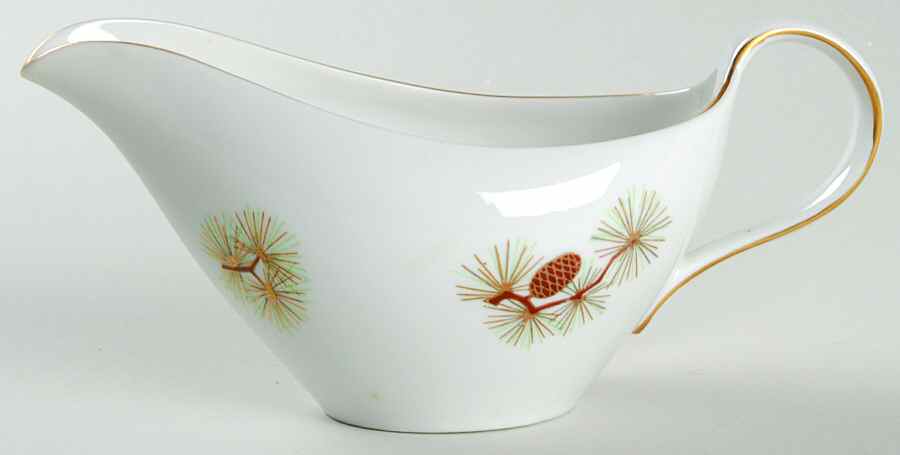 Pine Cone (Coupe Shape) Creamer by Fukagawa-1