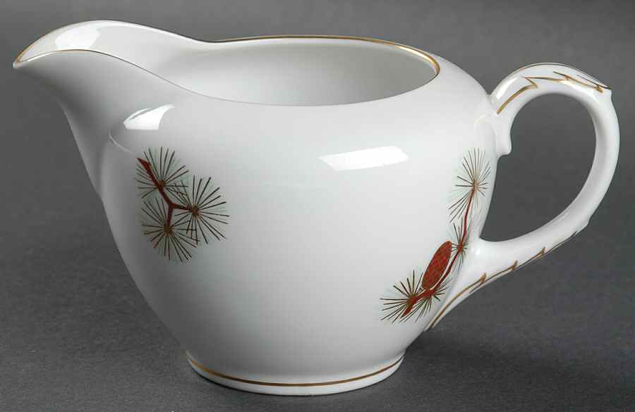 Pine Cone (Coupe Shape) Creamer by Fukagawa-1