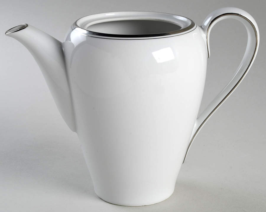 Platinum Coffee Pot No Lid by Fukagawa-1
