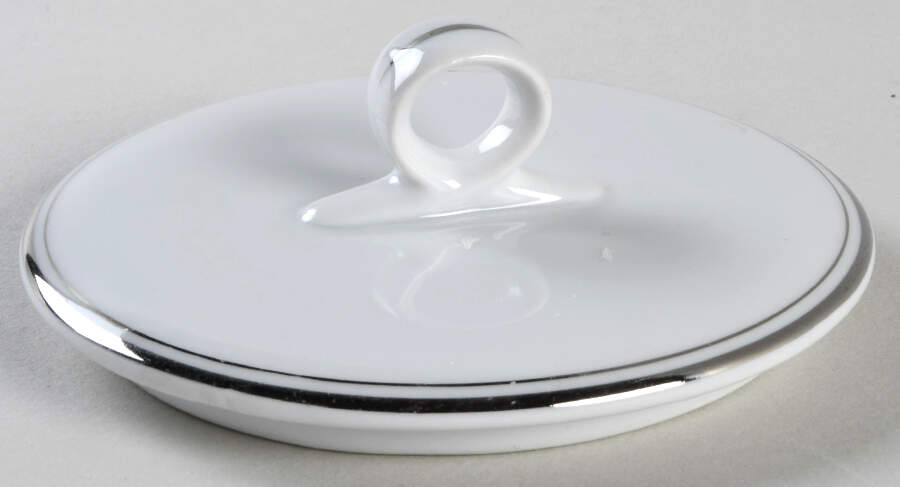 Platinum Lid for Sugar Bowl by Fukagawa-1