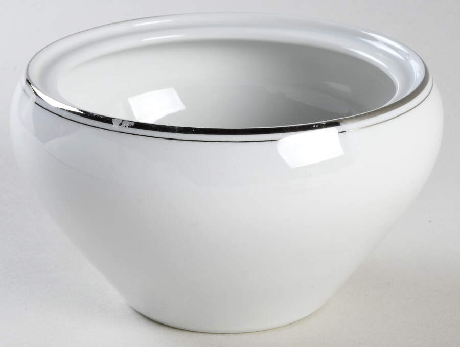 Platinum Sugar Bowl No Lid by Fukagawa-1