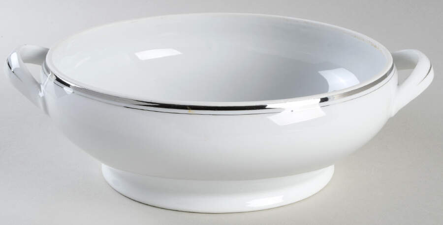 Platinum Round Vegetable No Lid by Fukagawa-1