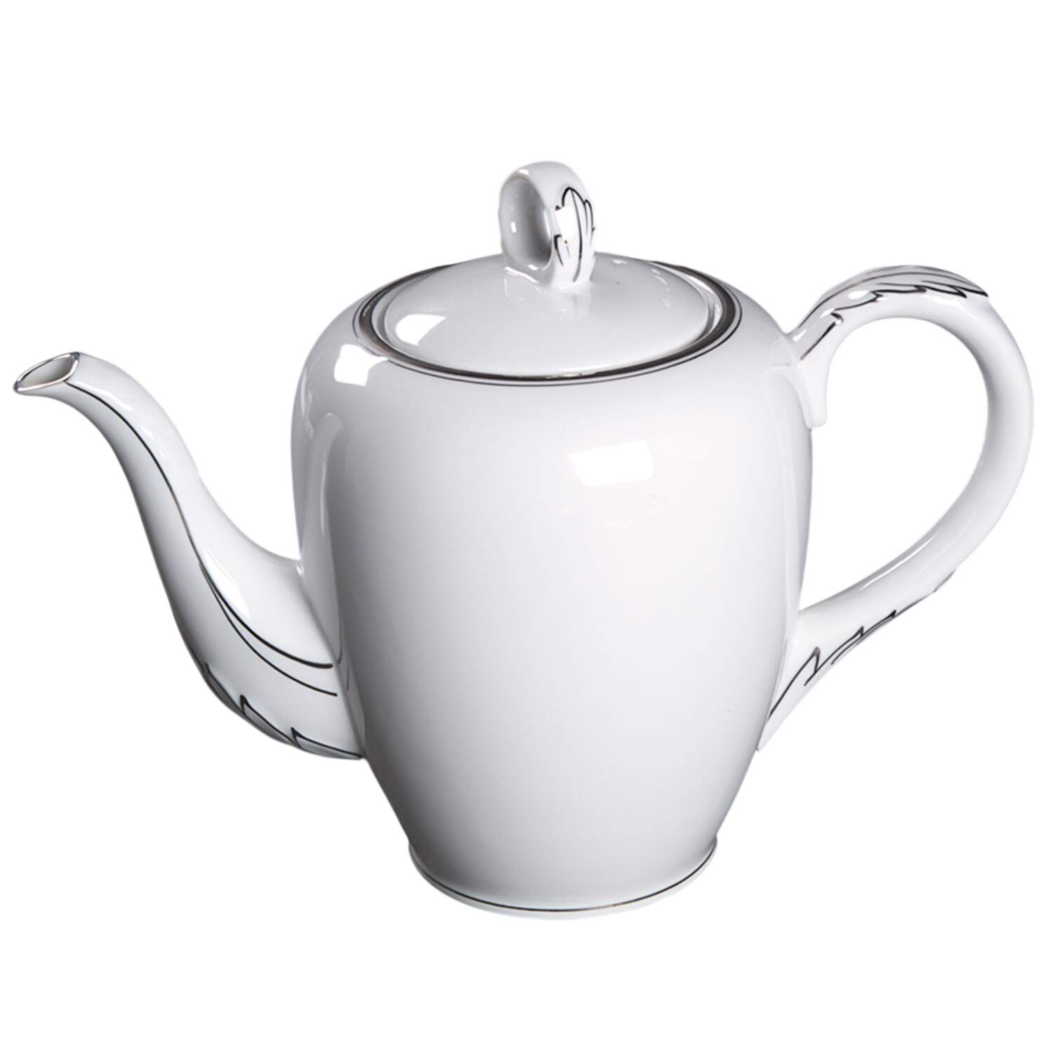 Platinum Teapot & Lid by Fukagawa-1