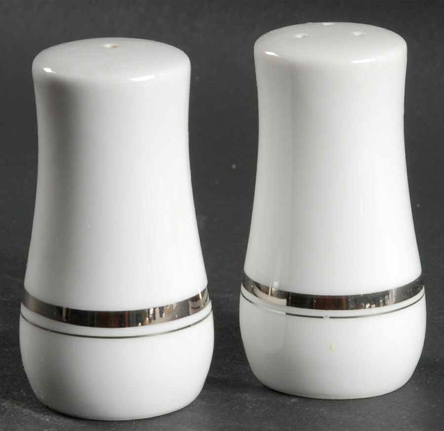 Platinum Salt & Pepper Set by Fukagawa-1