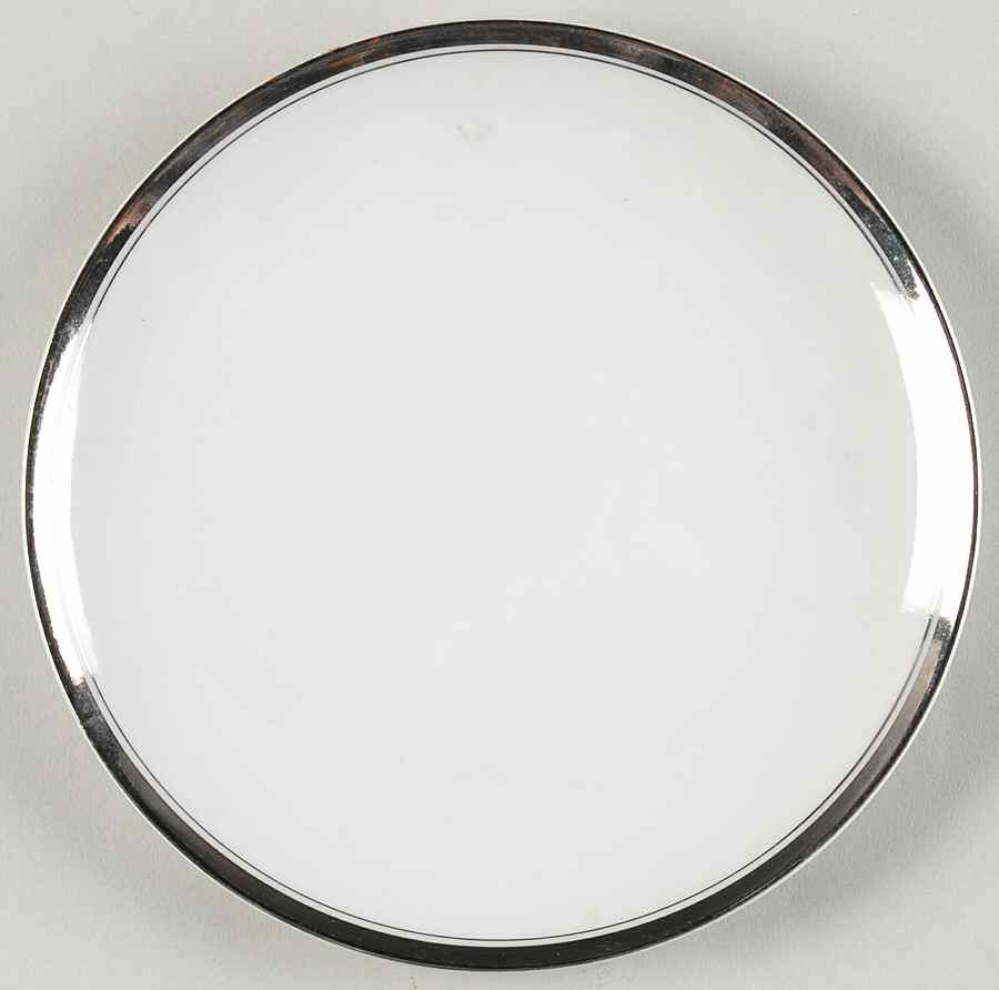 Platinum Bread & Butter Plate by Fukagawa-1