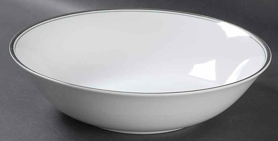 Platinum 9" Round Vegetable Bowl by Fukagawa-1
