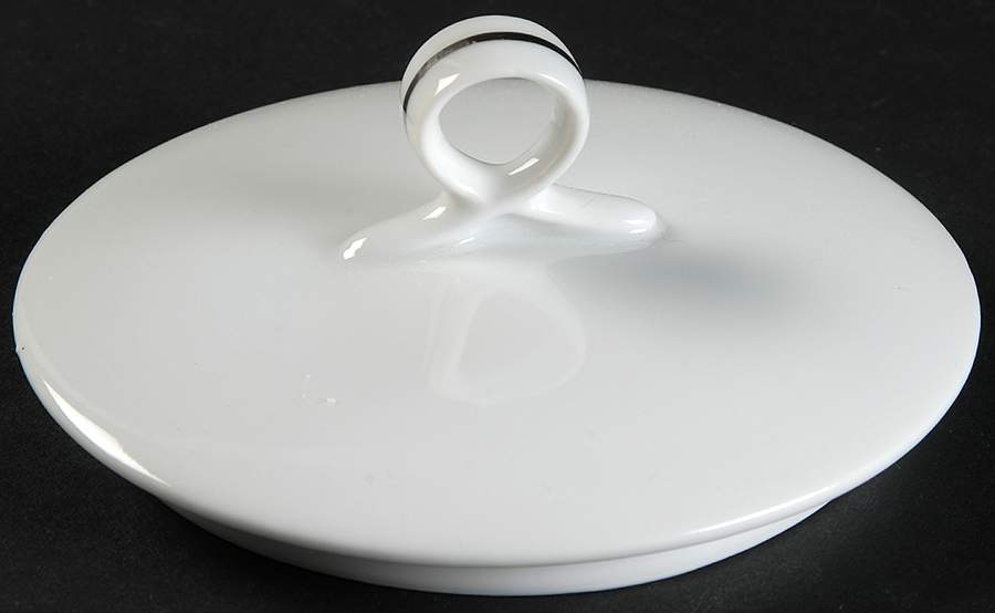 Platinum Lid for Sugar Bowl by Fukagawa-1