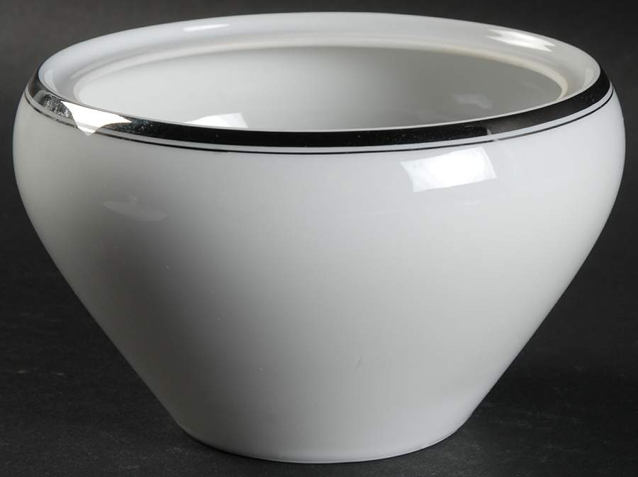Platinum Sugar Bowl No Lid by Fukagawa-1