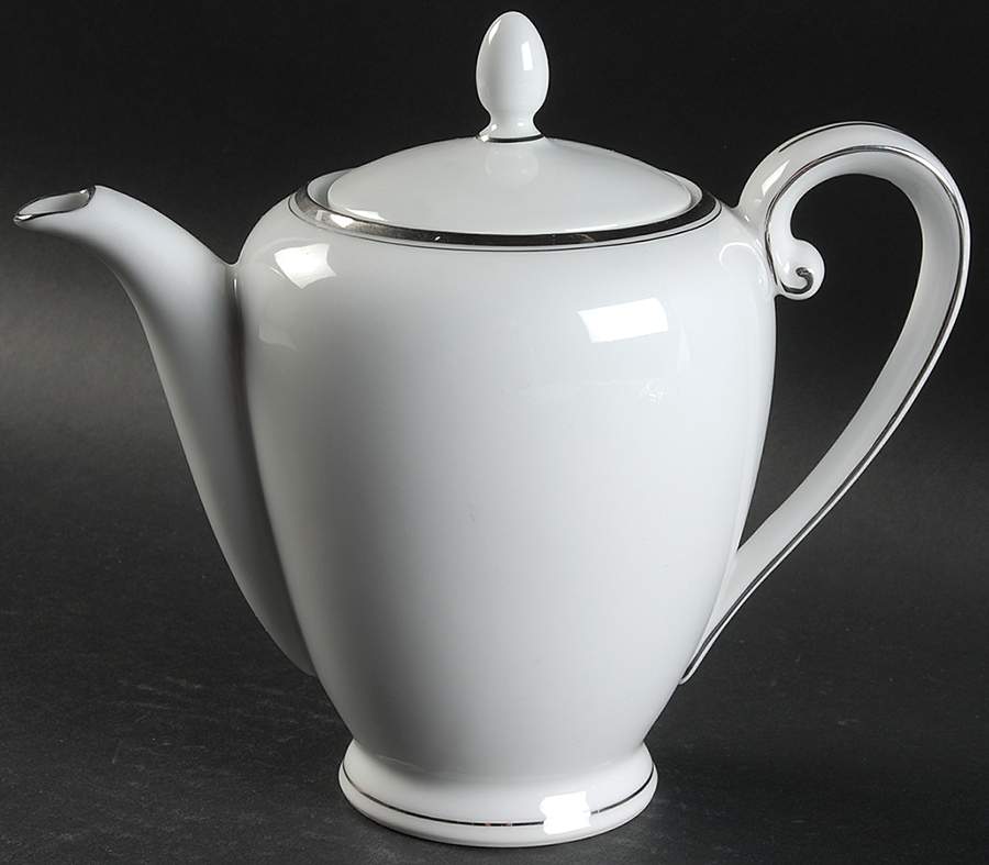 Platinum Teapot & Lid by Fukagawa-1