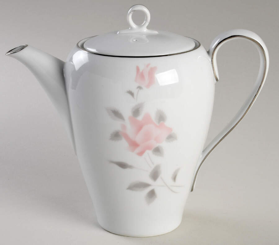 Rosa Coffee Pot & Lid by Fukagawa-1