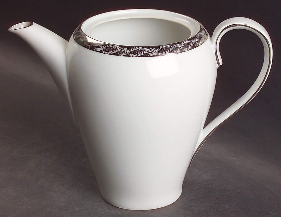 Silver Lichen Mini Coffee Pot No Lid by Fukagawa-1