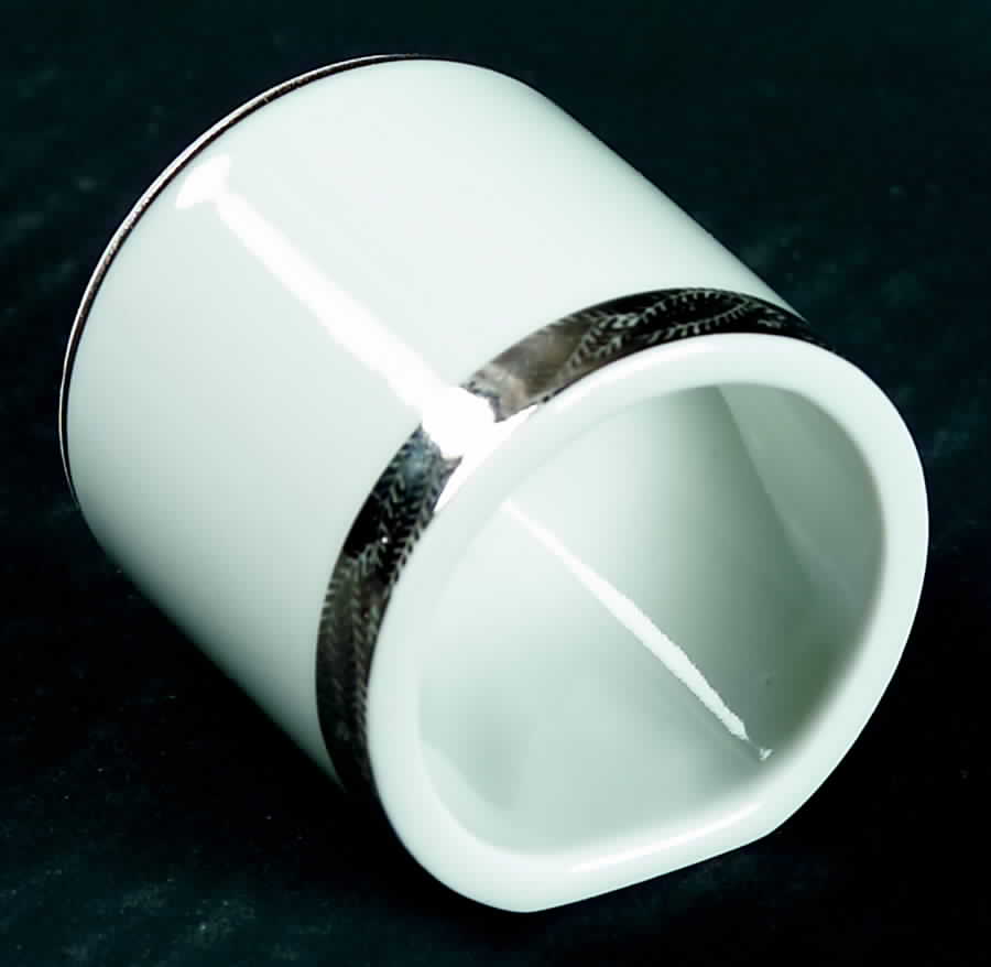 Silver Lichen Napkin Ring by Fukagawa-1