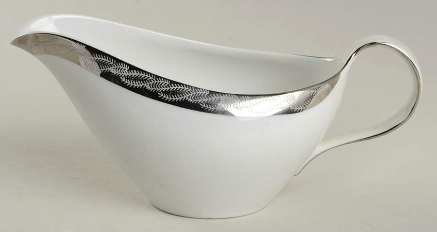 Silver Lichen Creamer by Fukagawa-1