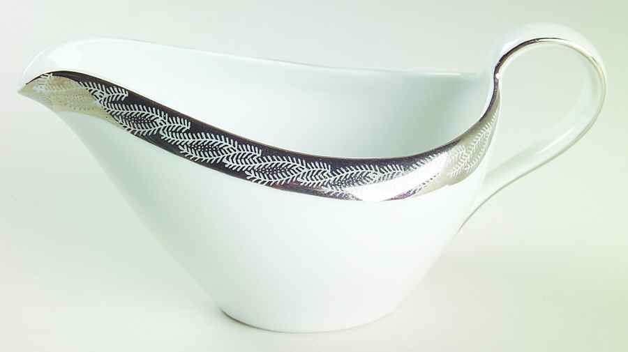 Silver Lichen Creamer by Fukagawa-1