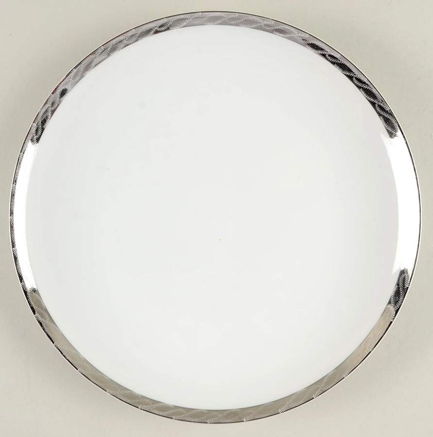 Silver Lichen Dinner Plate by Fukagawa-1