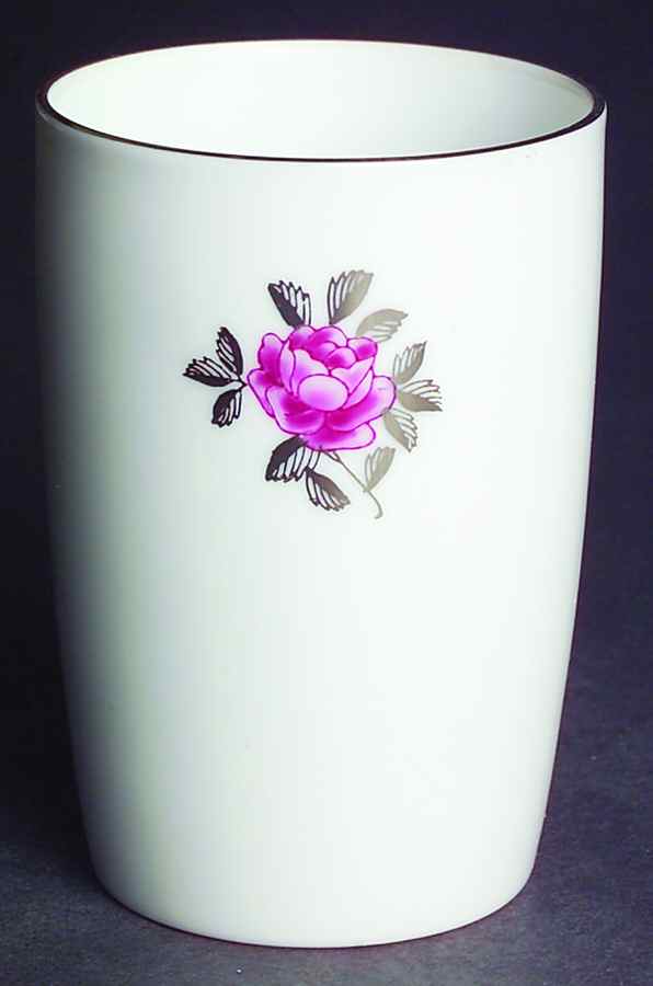 Silver Rose 6 Oz Tumbler by Fukagawa-1