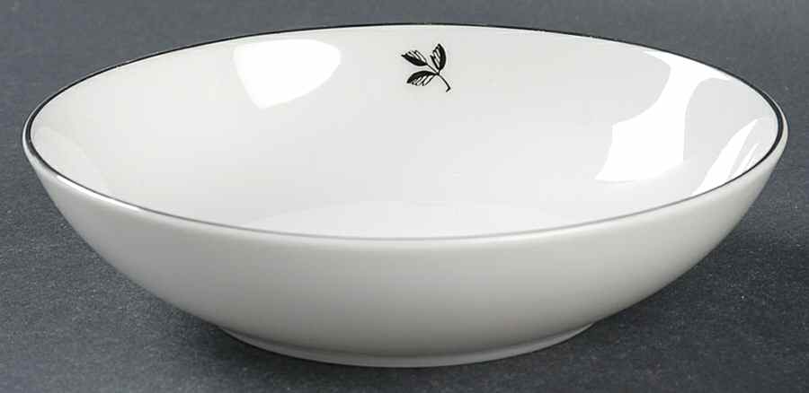 Silver Rose Fruit/Dessert (Sauce) Bowl by Fukagawa-1
