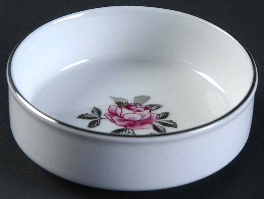 Silver Rose Coaster by Fukagawa-1