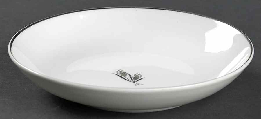 Silver Wheat Fruit/Dessert (Sauce) Bowl by Fukagawa-1