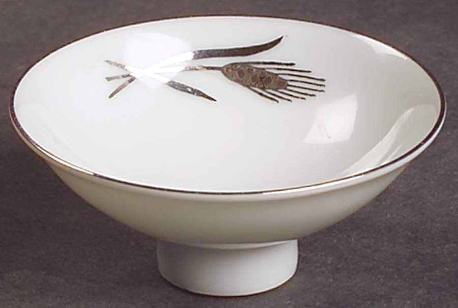 Silver Wheat Salt Dip by Fukagawa-1