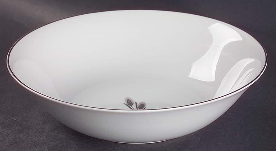 Silver Wheat 9" Round Vegetable Bowl by Fukagawa-1