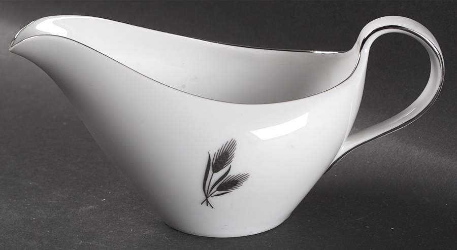 Silver Wheat Creamer by Fukagawa-1