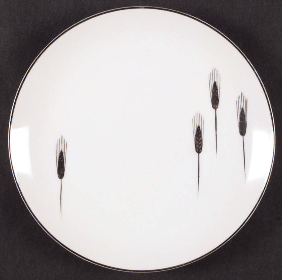 Simple Wheat Dinner Plate by Fukagawa-1