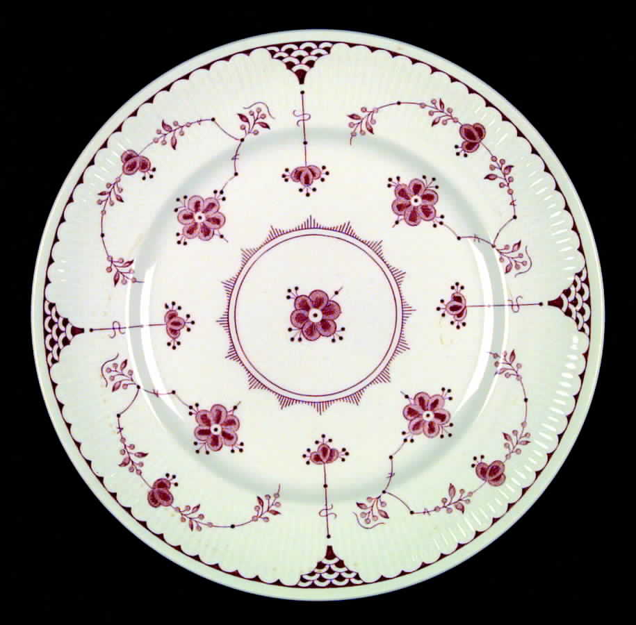 Denmark Pink Dinner Plate by Furnivals-1