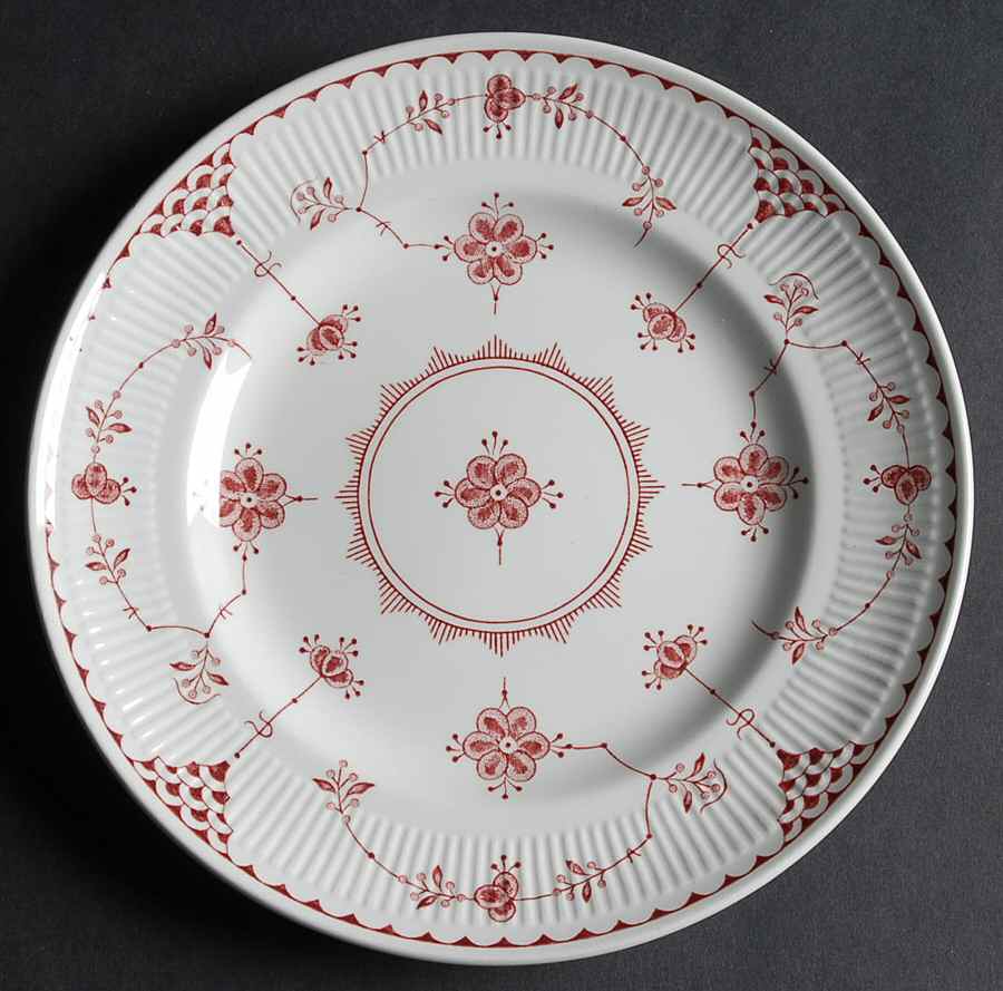 Denmark Pink Salad Plate by Furnivals-1