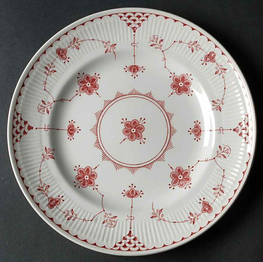 Denmark Pink Salad Plate by Furnivals-1