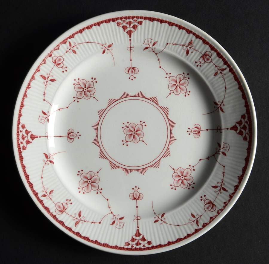 Denmark Pink Bread & Butter Plate by Furnivals-1