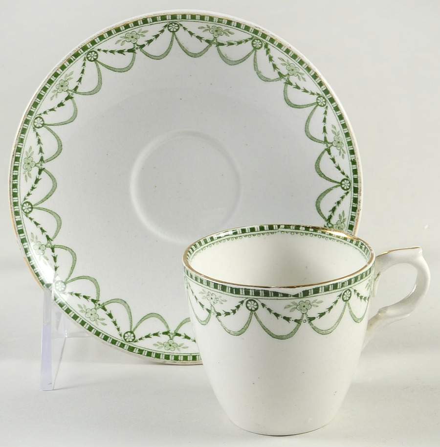Ellesmere Flat Demitasse Cup & Saucer Set by Furnivals-1