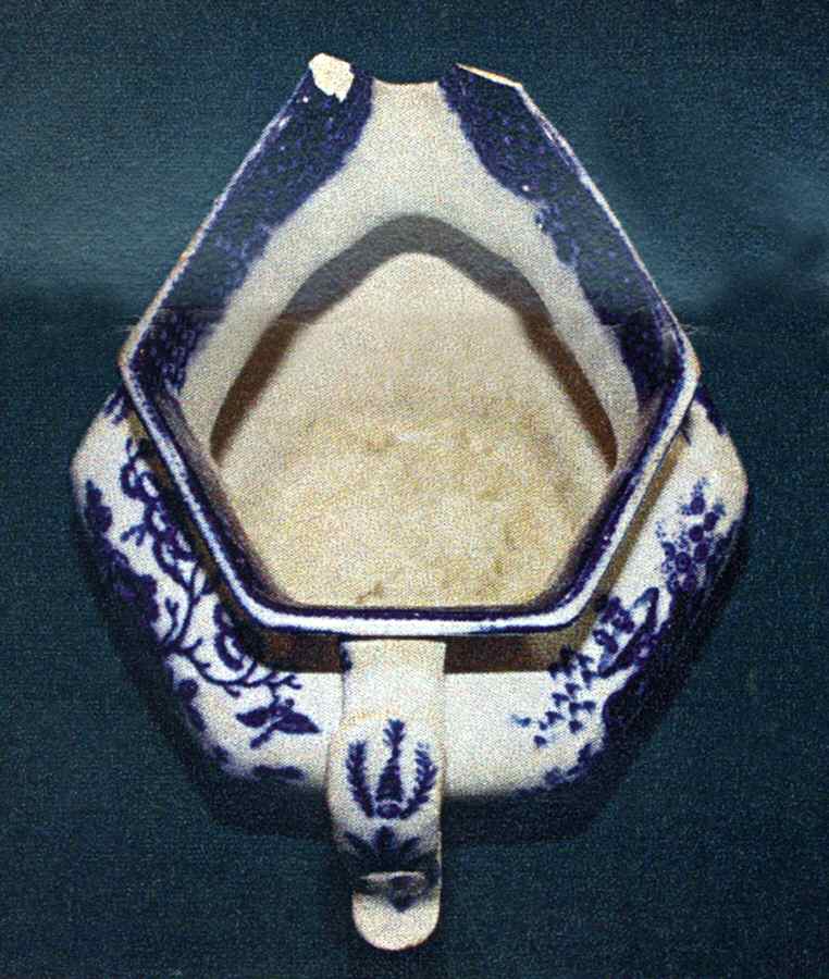 Indian Jar (Flow Blue) Pitcher by Furnivals-1