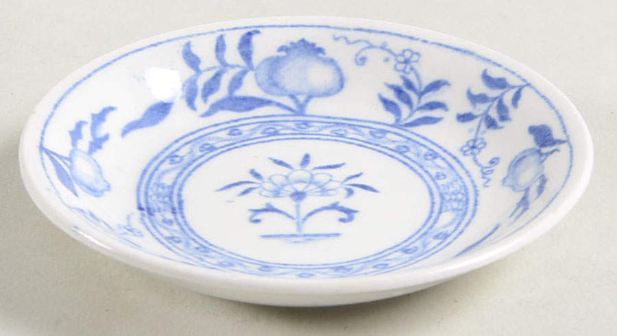 Onion Blue Butter Pat by Furnivals-1