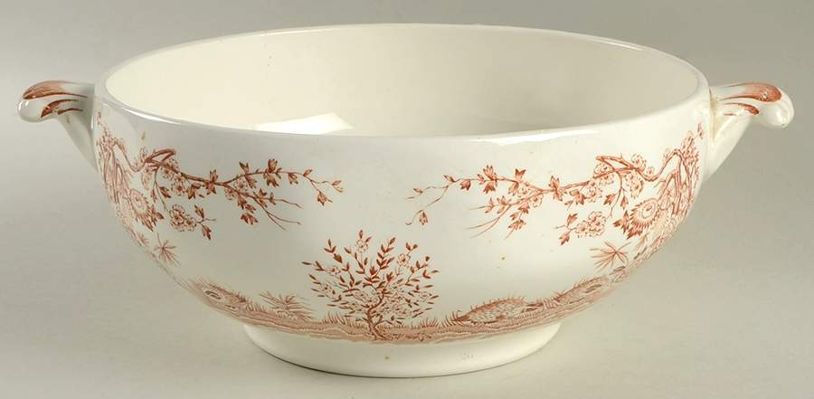 Quail Brown Tureen No Lid by Furnivals-1