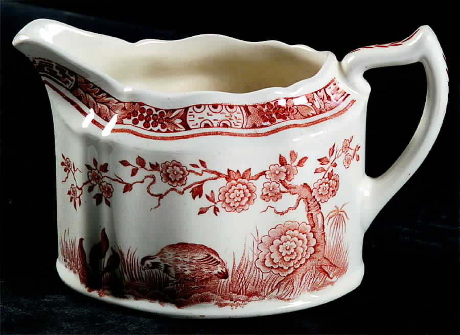 Quail Brown Creamer by Furnivals-1
