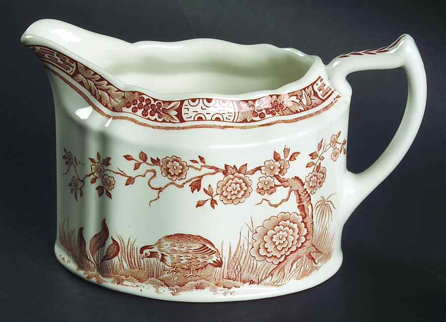 Quail Brown Creamer by Furnivals-1