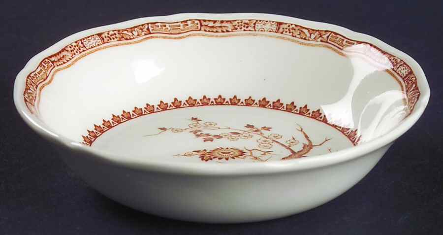 Quail Brown Fruit/Dessert (Sauce) Bowl by Furnivals-1