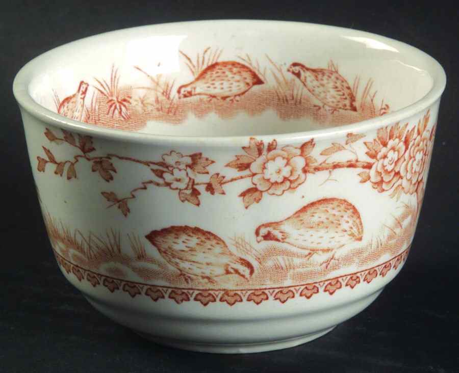 Quail Brown Mini Open Sugar Bowl by Furnivals-1