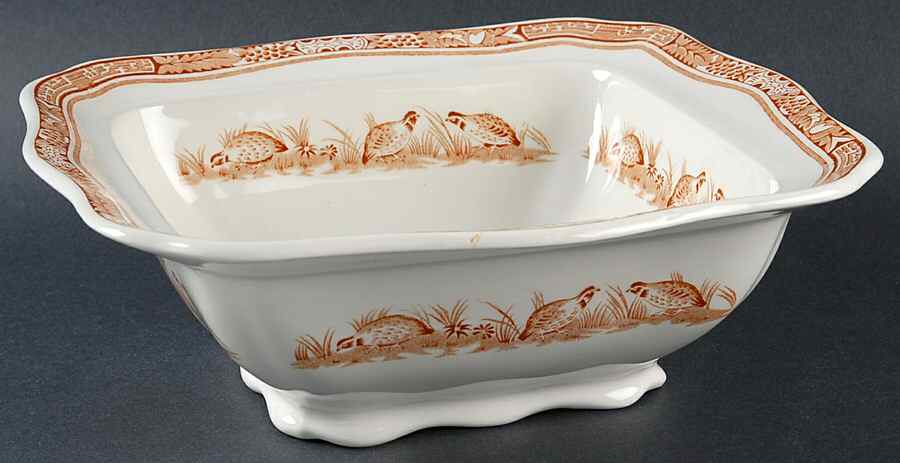 Quail Brown Square Vegetable No Lid by Furnivals-1