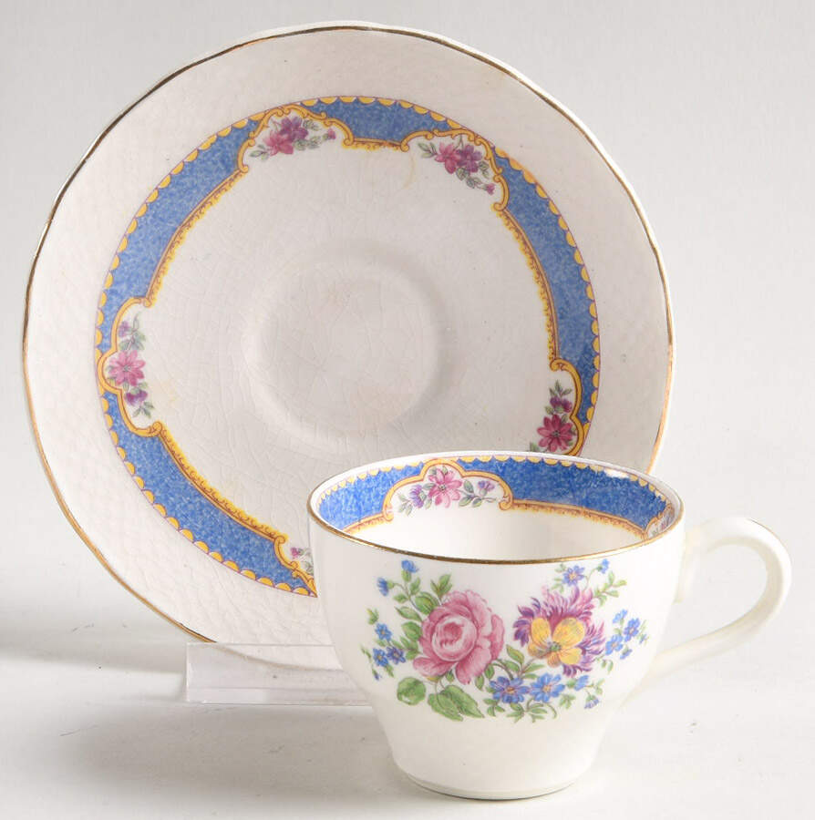 Somerset Demitasse Cup & Saucer Set by Furnivals-1