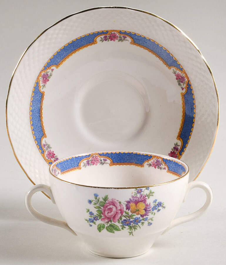 Somerset Bouillon Cup & Saucer by Furnivals-1