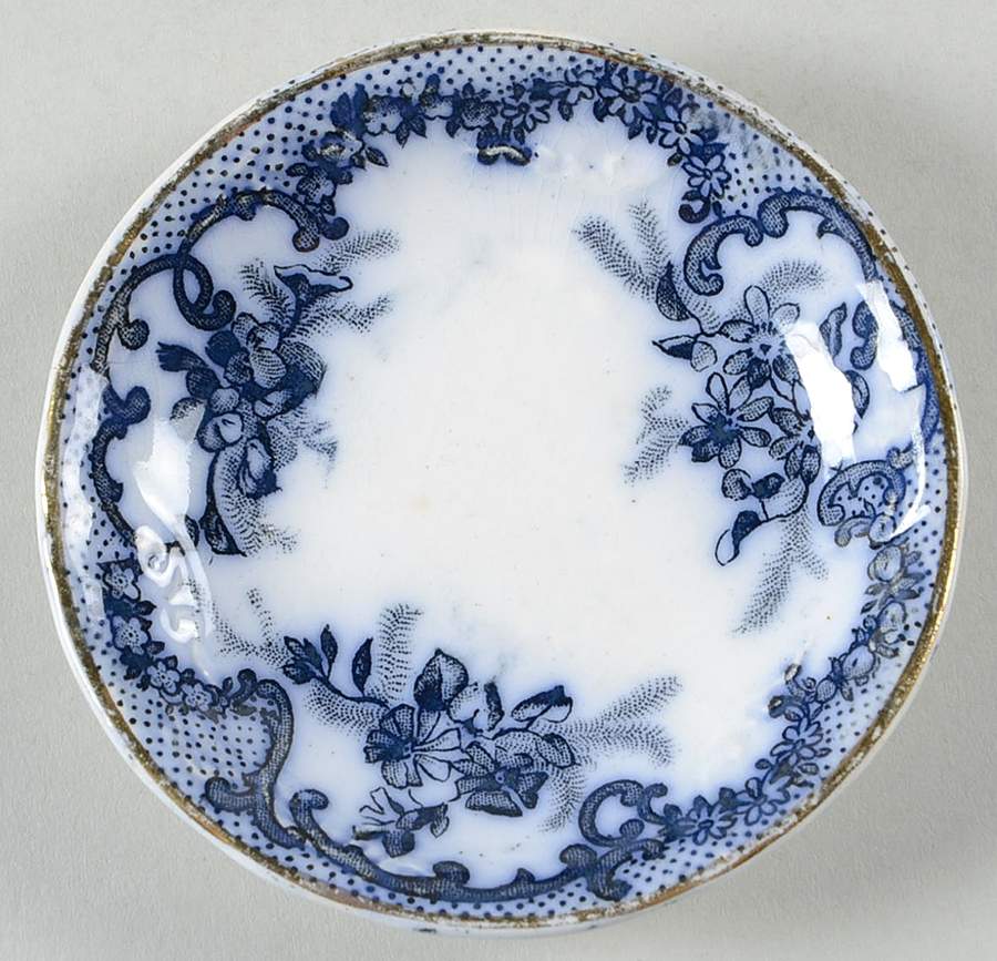 Versailles (Blue Gray) Butter Pat by Furnivals-1