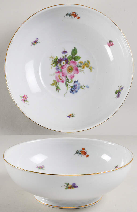 Ancestral Dresden 7" Round Vegetable Bowl by Furstenberg-1