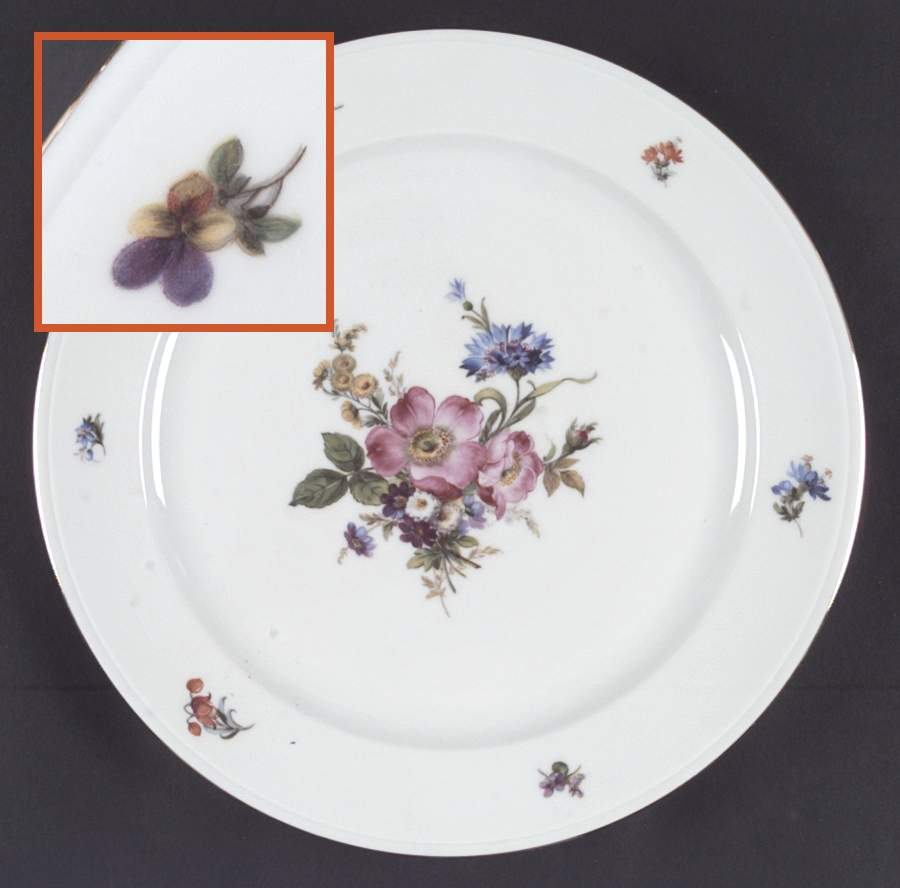 Ancestral Dresden Dinner Plate by Furstenberg-1