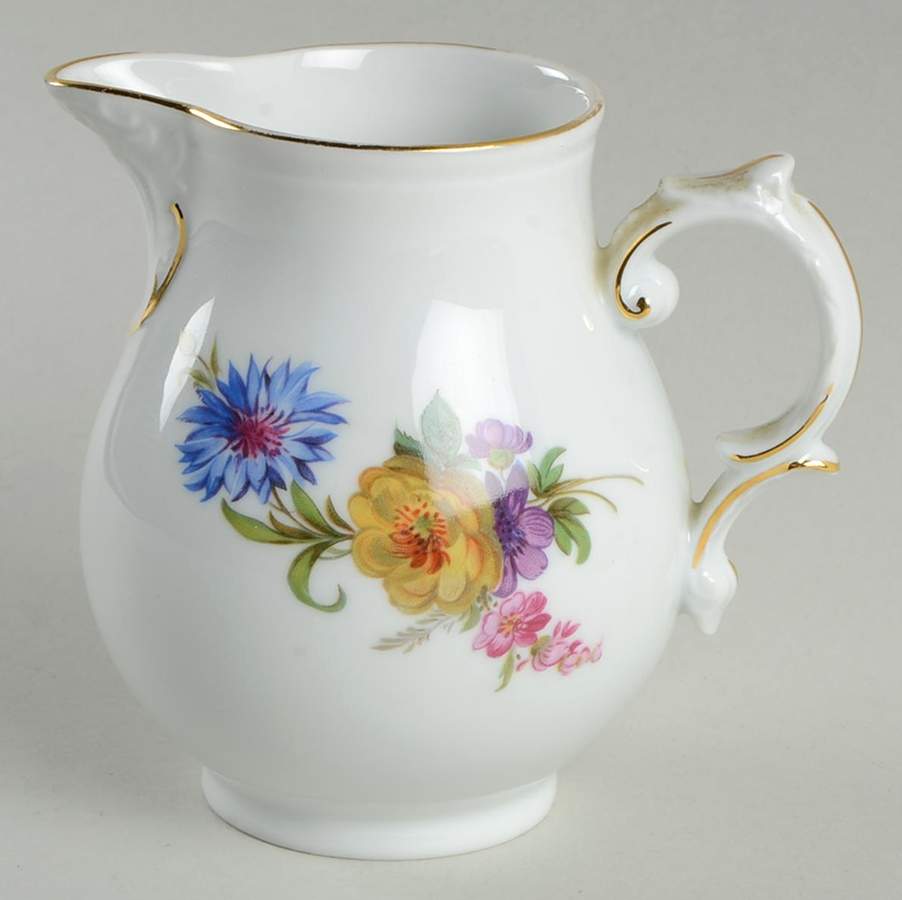 Ancestral Dresden Creamer by Furstenberg-1