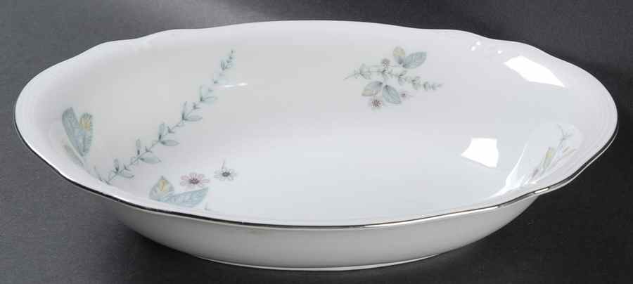 Bluette 9" Oval Vegetable Bowl by Furstenberg-1