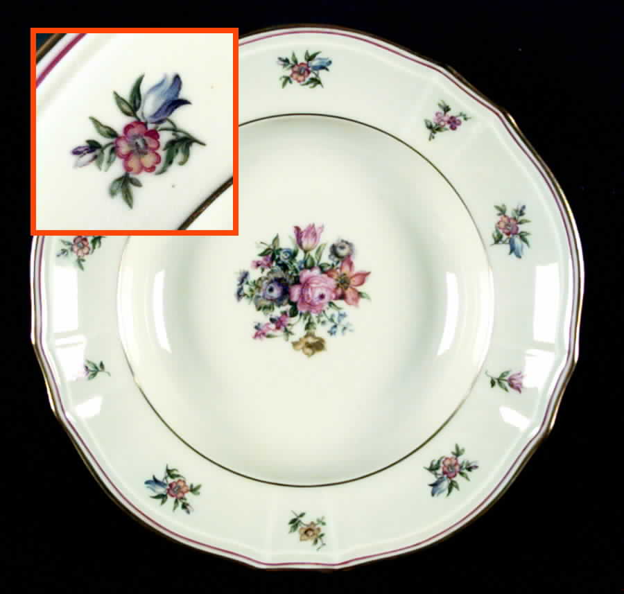Country Garden Rim Soup Bowl by Furstenberg-1